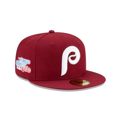Philadelphia Phillies Gorra | New Era MLB Green Paisley Undervisor 59fifty Fitted Cap Mexico - Rojos
